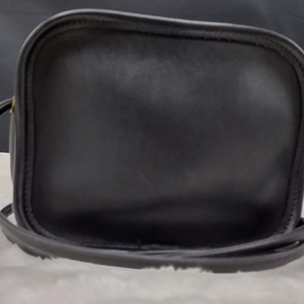 Vintage Coach Black Style 9935 Style /Hadley Zip Top zipper closure/Front PKT - Picture 12 of 16